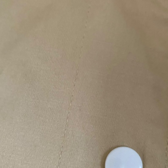 Child's Khaki Trench Coat, Jacket. Uncle Cotton, S. 6-7, Like New - Picture 7 of 14